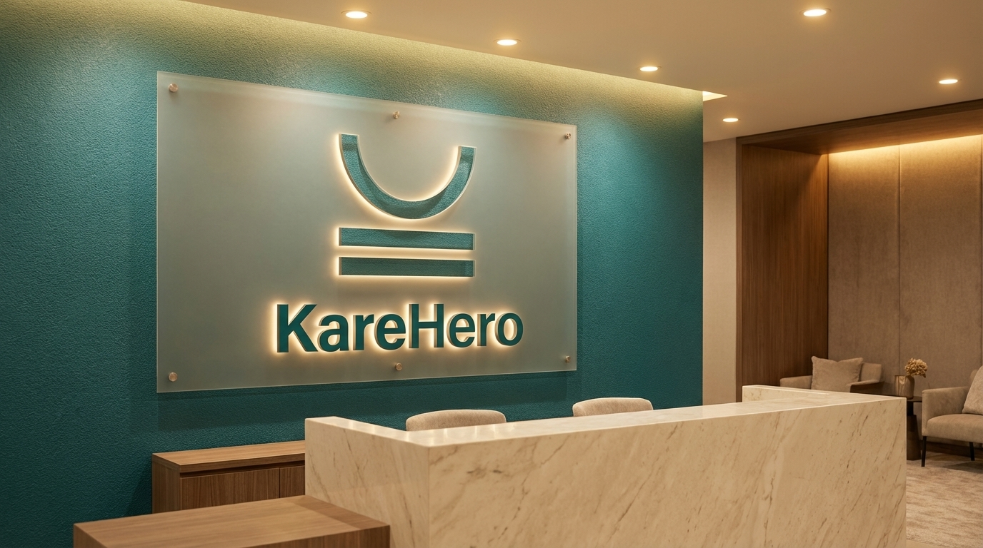 Frosted glass reception